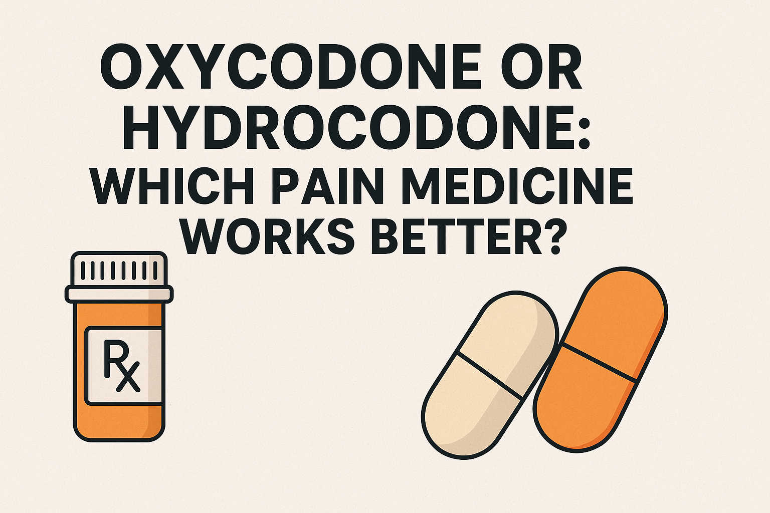 Oxycodone or Hydrocodone Which Pain Medicine Works Better